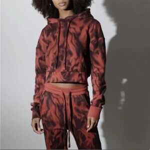 TWENTY MONTREAL Flames Hyper Reality
Knit Hoodie Furnace size Small
